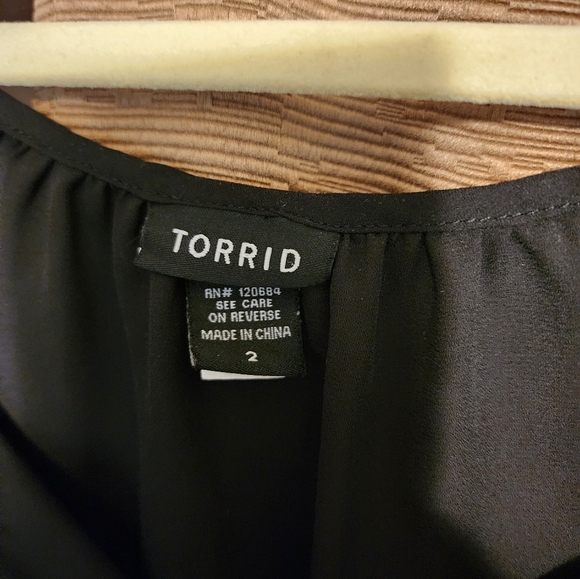 Torrid Black Lace Top - Picture 5 of 5